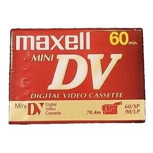 AT1 Maxell Mini DV 60 Min Blank Cassette Recorder Tape SP 60 New Sealed